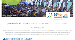 Desktop Screenshot of maratonallende.com.ar