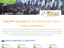 Tablet Screenshot of maratonallende.com.ar